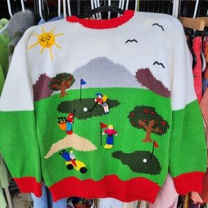 Vintage Golf Sweater